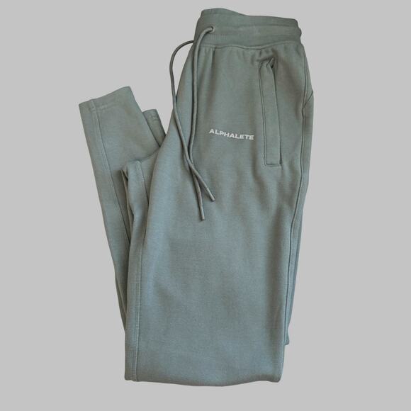 New ~ ALPHALETE  ~  Green Essential Core Jogger Size S Loungewear - Picture 6 of 7